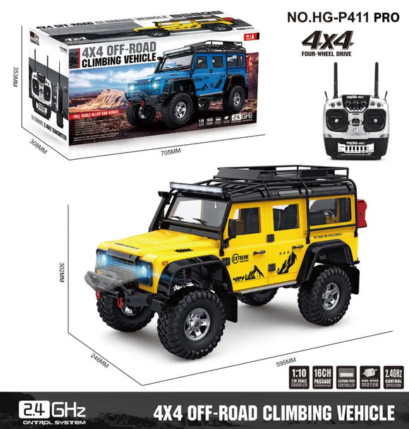 HG P411 1/10 4x4 Rc Off-road Climbing Racing Vehicle RTR – VAJJEXRC