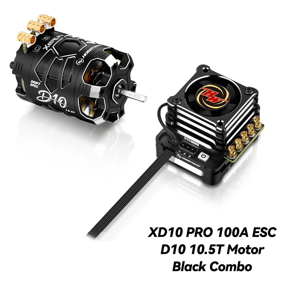 HOBBYWING XERUN XD10 PRO 100A ESC D10 10.5T 13.5T Motors Sensored HOBBYWING XERUN XD10 PRO 100A ESC D10 10.5T 13.5T Motors Sensored