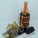 Engine Boiler Inline Double Cylinder Power Unit Suitable for 0.8M To 1.3M Rc Boat Power Model DIY