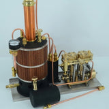 Engine Boiler Inline Double Cylinder Power Unit Suitable for 0.8M To 1.3M Rc Boat Power Model DIY