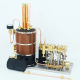 Engine Boiler Inline Double Cylinder Power Unit Suitable for 0.8M To 1.3M Rc Boat Power Model DIY