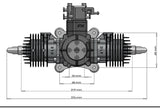 DLE 60 60CC Twin Gas Engine for RC Airplane Fixed Wing Model
