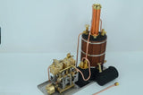 Engine Boiler Inline Double Cylinder Power Unit Suitable for 0.8M To 1.3M Rc Boat Power Model DIY
