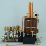 Engine Boiler Inline Double Cylinder Power Unit Suitable for 0.8M To 1.3M Rc Boat Power Model DIY