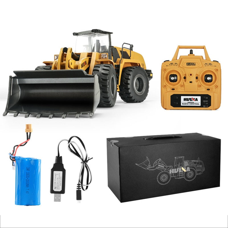 Huina 1583 1/14 RC Bulldozer Die-Cast Wheel Loader Rtr – VAJJEXRC