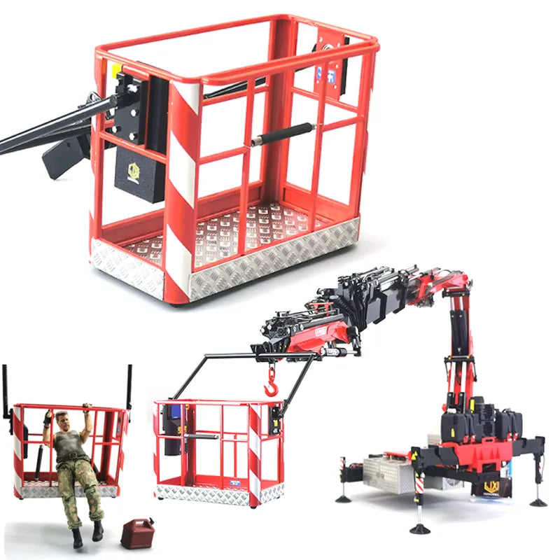 Metal Lifting Cage for 1/14 Tamiya RC Truck Trailer Tipper Scania 770S ...