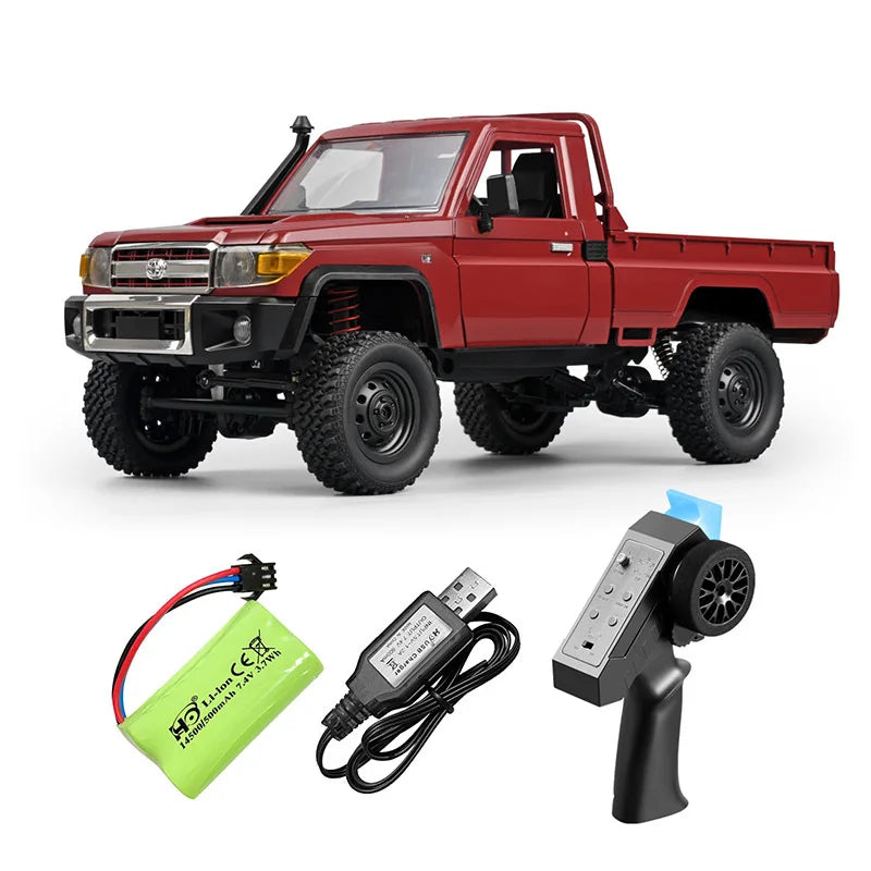 Remote control pickup truck with trailer shop