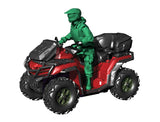 3D Printed 1/35 x1000 ATV DIY RC Assembled Quad Motorcycle KIT