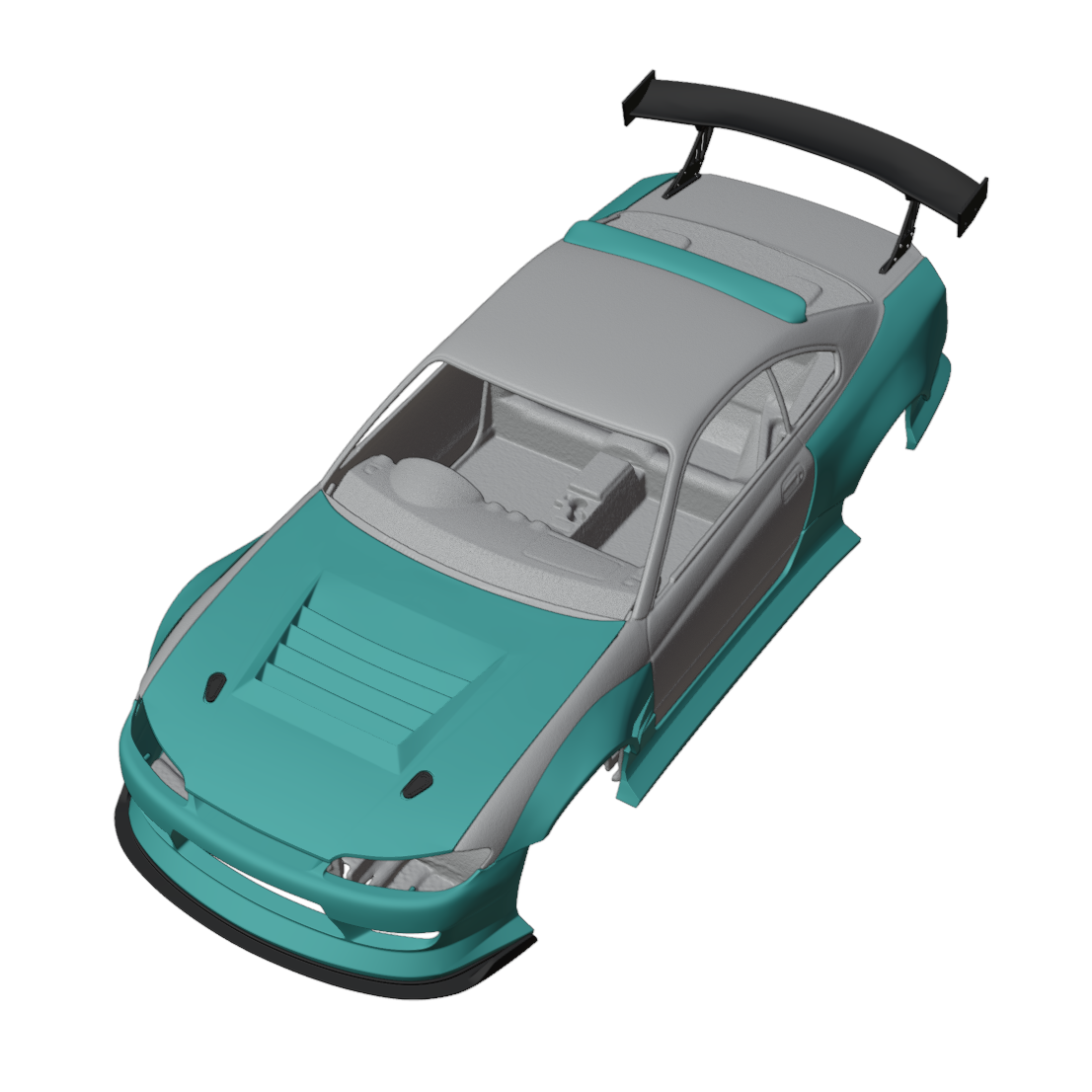 1/24 Silvia S15 Fd Rc Dridt Car Shell op part for AOSHIMA – VAJJEXRC