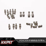 KKPIT 1/10 PDK RWD RC DRIFT CAR Full Set Stainless Steel Metal Ball Head
