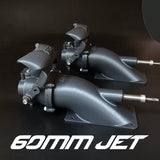 60mm 55mm  Water Jet Pump Thrusterwith Steering Reversing Function for Rc Jet Boat