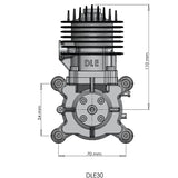 DLE 30CC DLE30 GAS Engine for rc Fixed Wing Aircraft