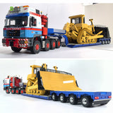 Tamiya 1/14 Rc Tractor All Metal Removable Transport Trailer with Wireless Transmission Light Set