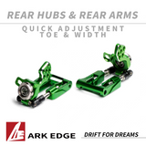 ARKEDGE AE24X 1/24 RC DRIFT CAR -OP AE-R3 High Traction Wavebox Metal Wheel Cup Swing Arm
