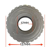 JDMODEL 1/14 Rc Hydraulic Bulldozer Tire 1 Pair JDM-82