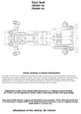 Clover-ss 1/24 Rc Drift Car Frame KIT