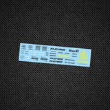 1/10 1/24  Rc Drift Car RX7 Sticker SC1361