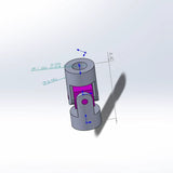 1/87 1/72 Static Model Modified 2mm Miniature Brass Coupling