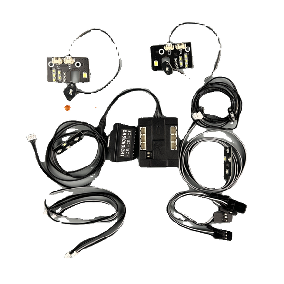 Kit LED Et Pare-chocs Arrière Pour Camion Radiocommandé Tamiya 1/14 - Éclairage Complet, Sans Marque