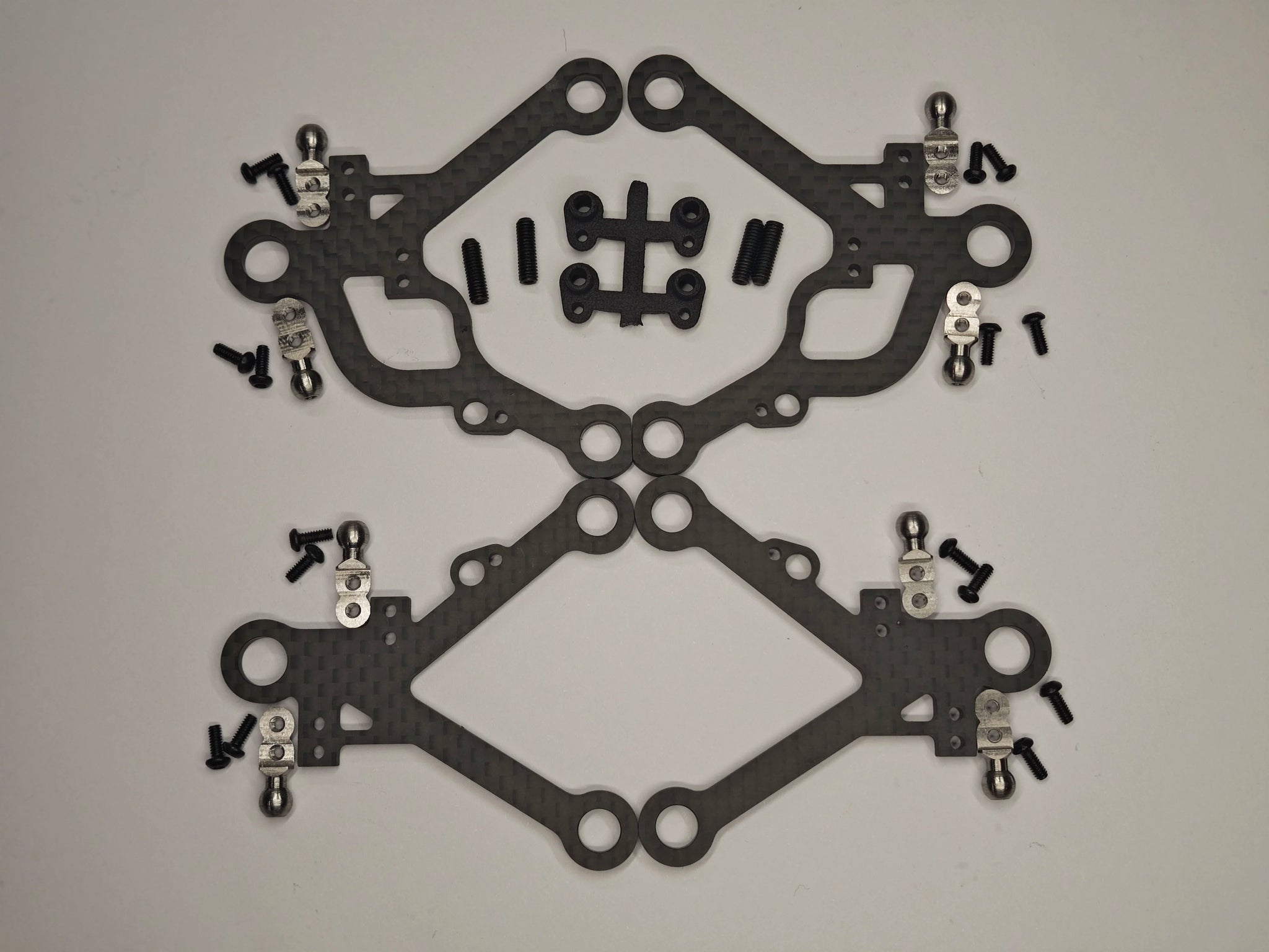 3Racing Cero Mini M210 M225 FWD RC DRIFT CAR Carbon Fiber Lower