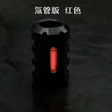 Color Titanium Alloy Tritium Tube Keychain Self-luminous for 25 Years