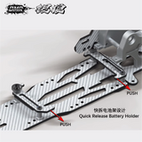 BMRC DRR01-V2 1/10 Rc Drift Car Silver Wolf Op Parts