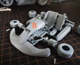 1/24 Kart Rc Drift Car with Transfer Watermark Spare Parts