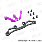 KKPIT 1/10 PDK Rwd Rc Drift Car Metal Bracket Carbon Fiber Front Crash 31911K