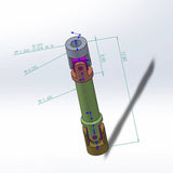 1/84 1/64 Model Modified 2mm Miniature Metal Universal Joint