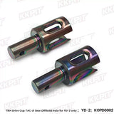 KKPIT-YOKOMO 1/10 Rc Drift Car Ti64 Drive Cup Silver/TAC Gear Difference Straight Shaft - KOPD0002