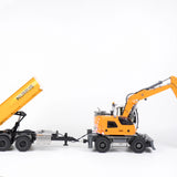 CUT HOBBY C900 1/14 RC Hydraulic Metal Dump Two AXLE Trailer