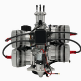 DLE 400 RC Fixed-wing Aircraft Air-cooled Engine Electric Start with Power Generation Function 400W