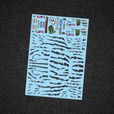 1/10 1/24 KENBLOCK MUSTANG HOONV2 Rc Drict Car Sticker  Transfer Sticker SC1399