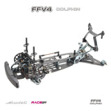 SNRC MTS FFV4 Dolphin 1/10 RC Car Frame kit