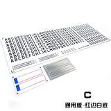 Kaya 1/14 Tamiya Scania Volvo Rc Tractor Metal License Plate Model European Model 286