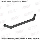 KKPIT PDK 1/10 Rwd Rc Drift Car Front and Rear Hydraulic Carbon Fiber Bracket 31015