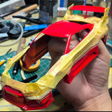 1/24 GT R35 RC DRIFT CAR car case 3d print OP parts with transfer sticker for tamiya 24300