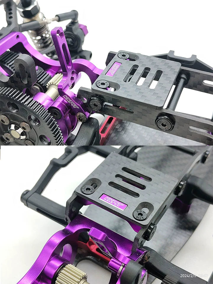 KKPIT-PDK-PDK 1/10 RC DRIFT CAR Floor Expansion Kit Fan Gyroscope