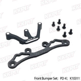 KKPIT 1/10 PDK Rwd Rc Drift Car Metal Bracket Carbon Fiber Front Crash 31911K