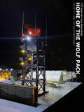 1/72 3D Printing Air Force Radar Tower Finished Product with Lighting Model Airport Miniature Scene