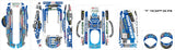 Futaba 10PX 10PXR Sanwa M17 Toyo Tire Controller Transmitter Sticker