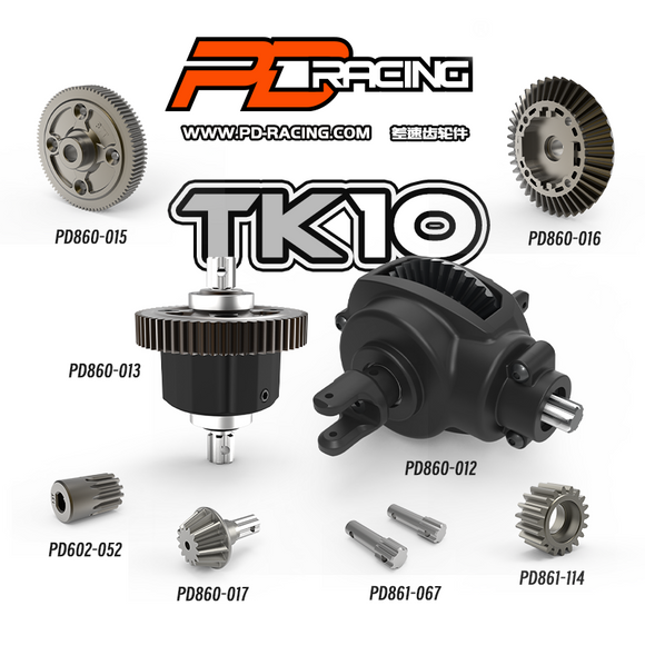 rc car differential gear PDracing TK10 TR10 1/10 RC CAR Differential Gear Repair Parts – VAJJEXRC