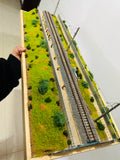 HO Scale 1:87  Train Model Sand Table 70x30CM