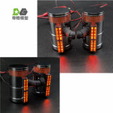 DEGREE Tamiya 1/14 56301 56344 Rc Tractor King Hauler Metal Air Filter with Light