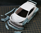 1/28 Kysho GR YARIS Model Car Shell 3D Printing Modified Plastic Parts Wheel Hub