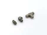 WST J-8 Rc Hydraulic Excavator Micro Pipe Coupling Tee Coupling FOR 4mm Outer Diameter Pipe 10PCS