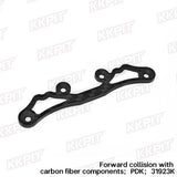 KKPIT PDK 1/10 Rwd Rc Drift Car Front Carbon Fiber Component-31923K