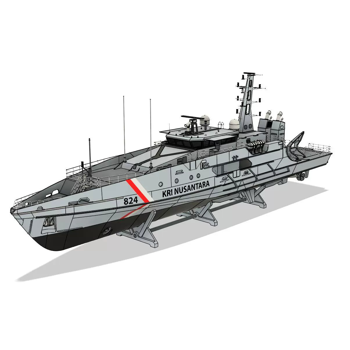 3D Printing 1 48 Australian Cape Class Patrol Rc Boat KIT 120cm Length VAJJEXRC