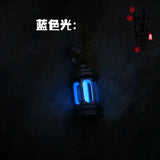 Titanium Alloy Tritium Tube Lamp Keychain 3x22.5mm