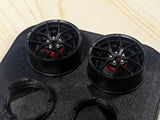 1/24 RC DRIFT CAR M1 Hexagon Stainless Steel Wheel Mounting Screw 21 PCS with Hexagon Sleeve